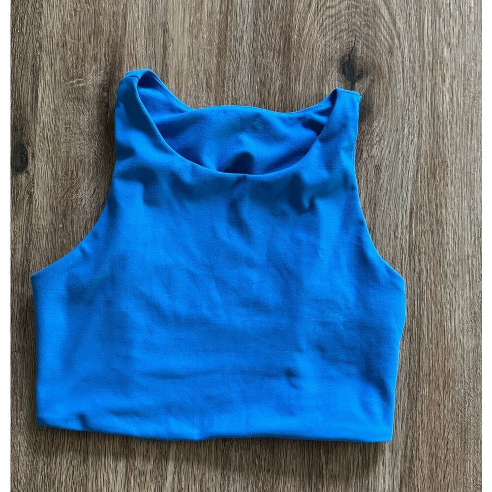 BECCA Women's Blue Sports Bra Size Small